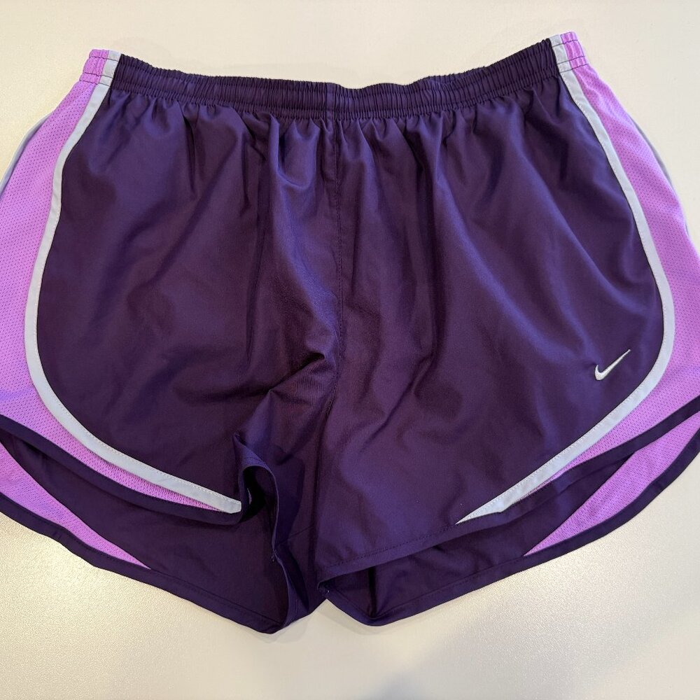 Women's Purple Dri-Fit Nike Running Shorts Size Large Activewear